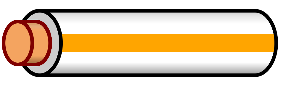 Datei:Wire white orange stripe.svg
